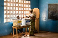 Sierra Leone Elections. USAID in Sierra Leone works to increase participation in social, political and economic activities to improve the quality of life for women, men, families and communities. Photo credit: Carol Sahley/USAID https://www.flickr.com/photos/usaidafrica/39885900700/