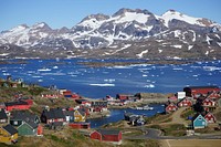 Beautiful scenery of Tasiilaq in Greenland. Free public domain CC0 photo.