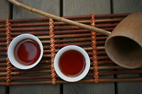 Two cups of tea. Free public domain CC0 photo.