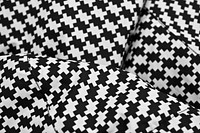 Black & white textile texture. Free public domain CC0 photo.