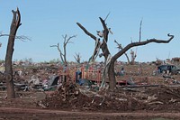Tornado destruction. Free public domain CC0 photo.