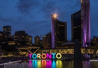 Toronto Canada skyline. Free public domain CC0 image.