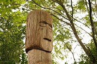 Totem pole pile fig. Free public domain CC0 photo.