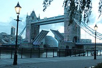 Tower Bridge in London, England. Free public domain CC0 photo.