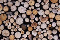 Pile of timber background. Free public domain CC0 photo.