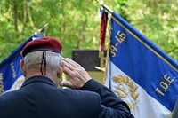 War tribute in Normandy. Free public domain CC0 photo.