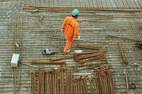 Free construction site worker image, public domain construction CC0 photo.