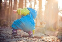 Kids playing outdoor. Free public domain CC0 photo.