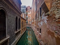 Canal in Venice, Italy. Free public domain CC0 image.