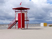 Coast guard watch tower. Free public domain CC0 image.