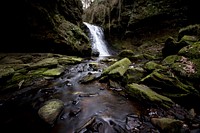 Hareshaw Linn Waterfall, England. Free public domain CC0 photo.