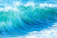 Sea waves crashing close up. Free public domain CC0 photo.