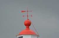 Anemometer on a roof. Free public domain CC0 photo.