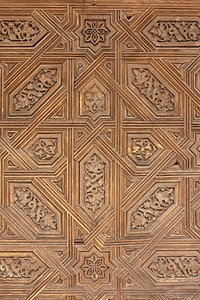 Wooden carve wall pattern. Free public domain CC0 photo.