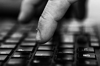 Computer keyboard and programmer. Free public domain CC0 photo.