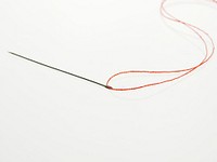 Needle and thread. Free public domain CC0 photo.