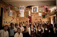 Indian Children at Akshaya Patra Foundation, India - 5 November 2015