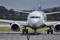 Airplane on a runway. Free public domain CC0 photo.