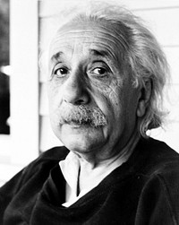 Albert Einstein portrait, famous physicist. Unknown location, unknown date