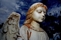 Cherubim statue. Free public domain CC0 photo.