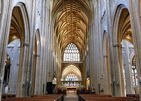 Beautiful church interior. Free public domain CC0 photo.