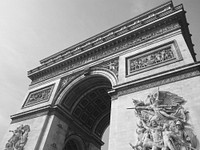 Arc de Triomphe, Paris, France. Free public domain CC0 image.