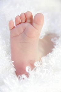 Tiny baby foot. Free public domain CC0 photo.