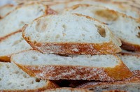 Slices of baguette. Free public domain CC0 photo