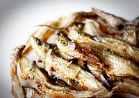 Dried Anchovy fish. Free public domain CC0 image