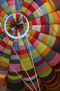 Hot air balloon part. Free public domain CC0 photo.