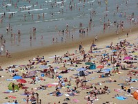 Summer beach vacation. Free public domain CC0 photo.