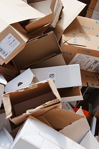 Used parcels. Free public domain CC0 photo.