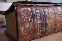Ancient bible book. Free public domain CC0 photo