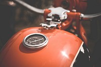 Red motorbike. Free public domain CC0 photo