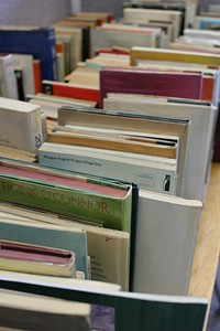 Books in library. Free public domain CC0 photo