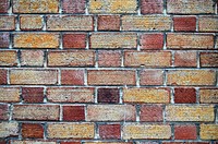 Brick wall texture. Free public domain CC0 photo.