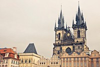 Front view of Prague's Old Town Square