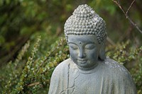 Peaceful Buddha statue background. Free public domain CC0 image.