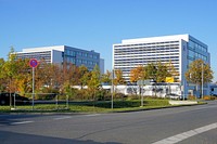 Office building in Kassel, Germany. Free public domain CC0 image.