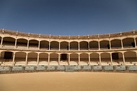Empty bullring arena. Free public domain CC0 photo.