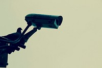 CCTV camera background photo. Free public domain CC0 image.