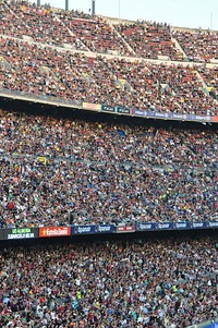 Crowd at sports arena. Free public domain CC0 photo.