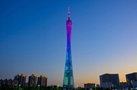 Canton tower, China. Free public domain CC0 photo.