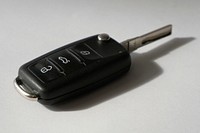 Black car key. Free public domain CC0 photo