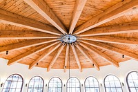 Building ceiling structure. Free public domain CC0 photo.