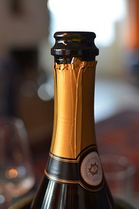 Bottles of champagne. Free public domain CC0 photo.