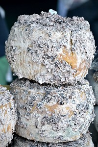 Stacked blue cheese. Free public domain CC0 photo.