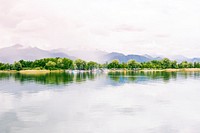 Chiemsee lake Bavaria Germany Bavaria. Free public domain CC0 photo.