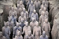 Terracotta Army at Emperor Qinshihuang's Mausoleum Site in China. Free public domain CC0 photo.