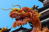 Chinese dragon. Free public domain CC0 photo.